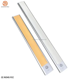 Senya-Pro LED 3 Color Temperature Motion Sensor Dimmable Indoor USB Rechargeable Cabinet Lights for Kitchen &amp; Closet Lighting