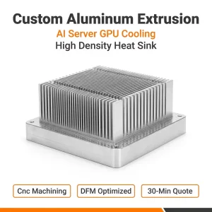 Custom GPU AI Server Heat Sink