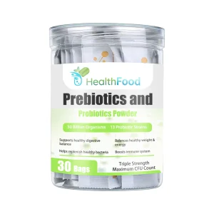 High Quality Prebiotics and Probiotics Powder with Prebiotic Fiber Blend Helps Replenish Healthy Bacteria Healthy Weight Powder