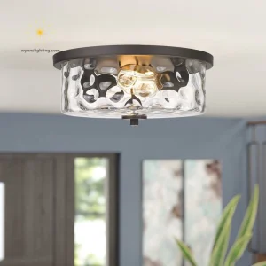 Balcony Light Nordic Modern Minimalist Corridor Aisle Light Creative Entrance Home Ceiling Lamp Round Glass Ceiling Lamp