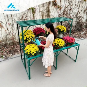 Slovakia Tall Adjustable Metal Flower Stand