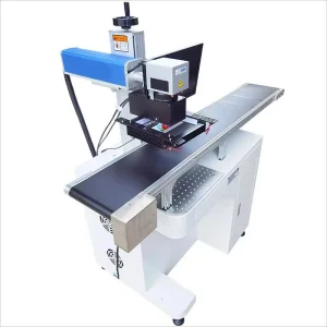 CNC UV/Fiber Laser Marking Machine With Conveyor Belt