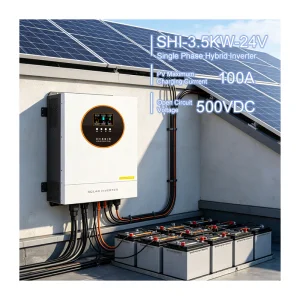3.5KW 24V Pure Sine Wave Hybrid Inverter 500VDC Wide Voltage Range | Dedicated Equipment for Residential Rooftop PV Plants