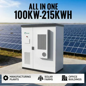 Sunpal ESS Industrial Solar Container 100kva 215KWh Solar Lithium Battery Storage System