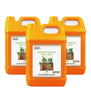 Shuanghuanglian Oral Liquid Veterinary Medicine, Heat-Clearing and Detoxifying for Pigs, Cattle and Sheep, Antiviral for Chickens, Ducks, Geese and Pigeons