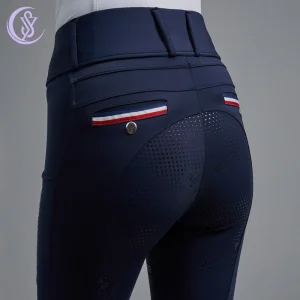 Ew Fashion Equestrian Clothing Horse Breeches Thick Full Seat Silicone Horse Riding Tights