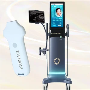 12D Plastic HIFU Machine With Ultrasound Imaging Detector EU Plug Portable Face Body Neck Lift Anti-Aging Skin Tightening Device