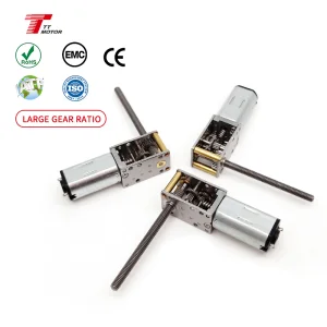 Hot Sale Brush Bldc Motor 6v 12v 24v Permanent Magnet 10rpm 20rpm 40rpm Small Micro High Torque Dc Worm Gear Electric Motor