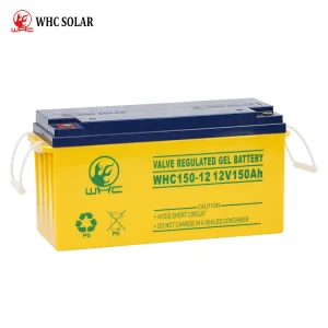 Gel batteries for solar wind power