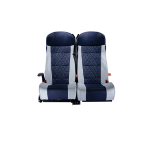 Durable Comfortable Bus Seat Cushions with Integrated Seatbelt System for Passenger Safety Public Transport Seating