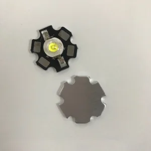 White Emitting Color Diode 3000K 3500K 5000K 6000K 1W 2W 3W High Power LED COB LED Chip with Star PCB Aluminum Heatsink Board