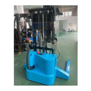 3000mm 1000kg Full Electric Walkie Roll Stacker with Paper Roll Clamp