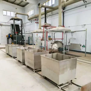 Medical Waste High Temperature Steam Sterilization Processing Equipment for Contaminated PPE