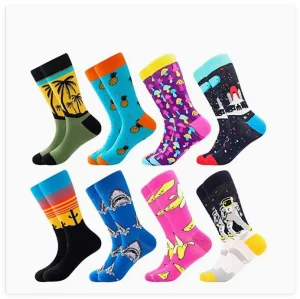 Meias Ankle Estampadas da Moda
