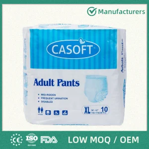 Whole Sales OEM High Quality Disposable Adult Briefs Diaper for Elderly with CE FDA ISO13485 Adult Diaper