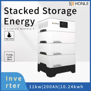 Smart 51.2V 5kwh Stackable LFP Battery Designed for Solar Panels Integration and Long-Term Energy Independence