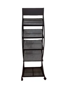 Simple Iron Floor Magazine Display Rack