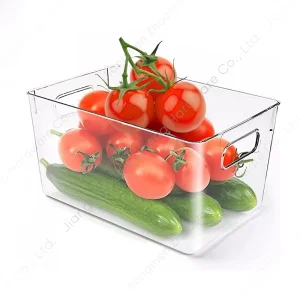 Plastic Drawer Organizer Refrigerator Organization Boxes Food Containers Storage Bins with Lids