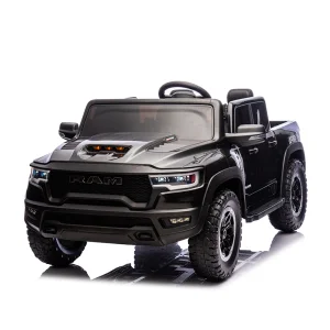 Licensed RAM 1500 RHO Super Truck 2 Seats Children's Four-Wheel Electric Car 24V Battery Powered Toy Cars for Kids to Drive