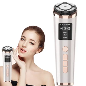 OEM Custom Hot Sale 4 in 1 EMS RF Face Lifting Machine 3 Color Led Skin Tightening Skin Care Beauty Device