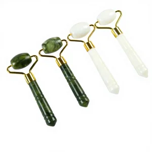 Xiuyu Jade Single-head Facial and Eye Massage Roller Beauty Instrument with Customizable Logo