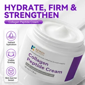 Custom OEM ODM Multi Peptide Skin Care Product Moisturizing Whitening Collagen Peptide Face Cream