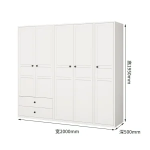 High Quality Bedroom Clothes Closet Home Furniture Wardrobe Cabinet