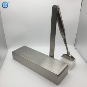 Silver Surface Mounted Stainless Steel Support Arm Stainless Steel Cover Door Closer
