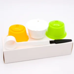 3pcs Reusable Refillable Capsules Pods for Nescafe Dolce Gusto Machines Maker Coffee Capsule Pod Cup Cafeteira