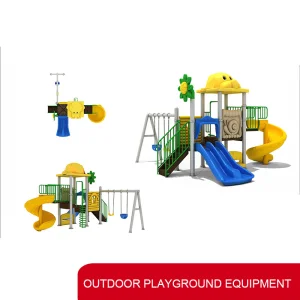 Parque de Diversões de Plástico Brinquedo Balanço Personalizado Academia Playground ao Ar Livre Escorregador
