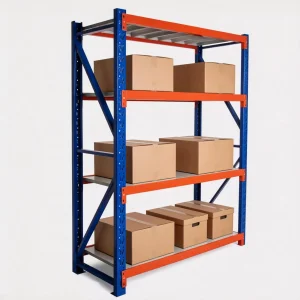 Boltless Corrosion Protected Multi-Level Steel Industrial Warehouse Storage Racks with Electrostatic Powder Coating