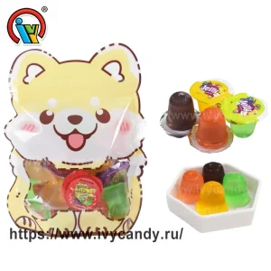 Puppy shape jelly