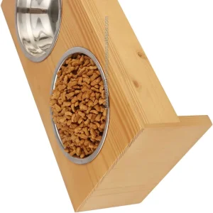 Classic Wooden Dog Slow Feeder