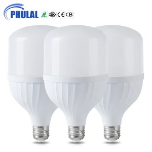 Phulal High Power New LED T Shape Bulb 5W-60W Die Casting Aluminum E27 B22 SKD China LED Bulbs Manufacturer LED Bulb