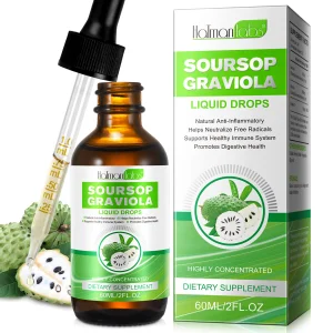 Hatmanlabs 60ml Helps Neutralize Free Radicals Anti Inflammatory Soursop Graviola Extract Liquid Drops