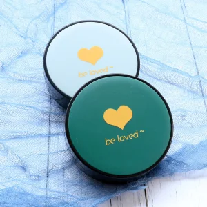 Eyeshare Customized White Green Contact Lens Case