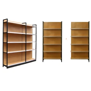 Guichang Supermarket Shelf Four-column square Arc Upright Customizable Size and Color