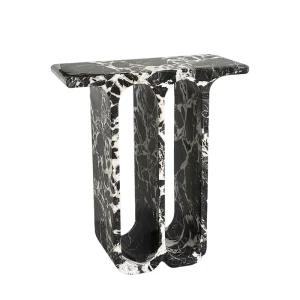 Black Marble Console Table