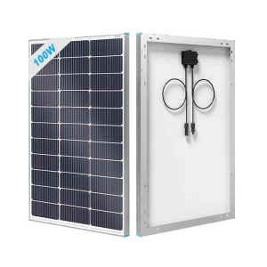 100W 120W Mono Solar Panel High Efficiency Half-Cell Glass PV Module Photovoltaic for RV Marine Camper Van Off-Grid System