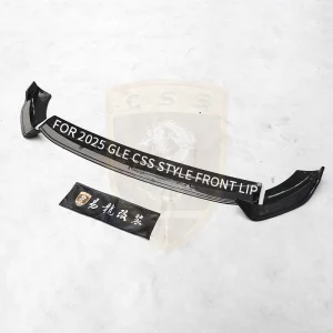 Brilliant Quality Dry Carbon Fiber Css Style Upgrade Front Lip Car Auto Accessories for Mercedes Bens Gle 2024