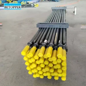 High Quality H22 Shank 11 Degree Taper Drill Rod 400-8000mm Carbide Steel Bar For Mining Forged Drilling Tool