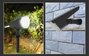 150 Degree Adjustment Waterproof Outdoor Garden Lawn Decorative Landscape Lighting Outdoor Wholesale LED Solar Spot Lights