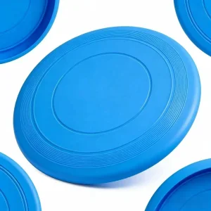 High Elastic Chew Resistant Silicone Rubber Flying Disc Dog Fetch Training Toy Waterproof Wear Resistant Pet Supply Rubber Toys