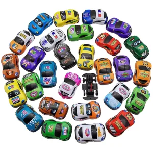 205003 - Pull Back Cartoon Cars Capsule Toys (2-inch)