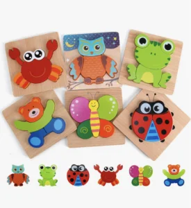 HOYE CRAFT Educational Toy Small Size Animal Puzzle