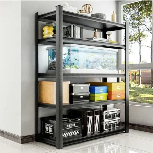 Boltless Adjustable Garage Shelving Unit Powder-Coated 150KG Storage Rack System