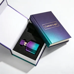 Manufacture Personalized Design Clamshell Rigid Box Magnetic Luxury Custom Empty Perfume Boxes With EVA Tray