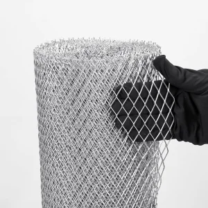 Hot-Dipped Fire Rated Anti-Corrosion Galvanized Stainless Low Carbon Steel Expanded Metal Wire Mesh Roll with Custom Size Color for Window Screen Plaster Mesh