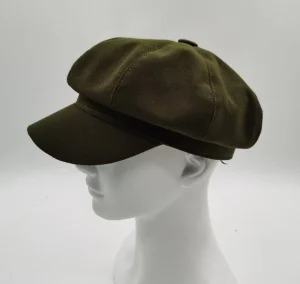 Wholesale Manufacturer Women Fashion Grs Sustainable Fabric Newsboy Cap