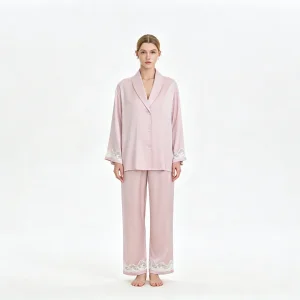 Conjunto de pijama de satén de lujo